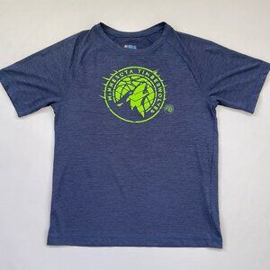 Minnesota Timberwolves NBA Men's Medium Navy Blue Short Sleeve T-Shirt Polyester